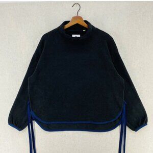 Uniqlo X White Mountaineering Fleece Mock Neck Pullover Black Size M